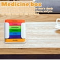 thumbnail image 6 of Weekly Pill Organizer, 7-Layer Multi-Compartment Pill Storage Box, Weekly Medicine Box for AM/PM/Nightly for Home Office Travel, Home Supplies, Home Decor, Convenient For Busy People And The Elderly, 6 of 12
