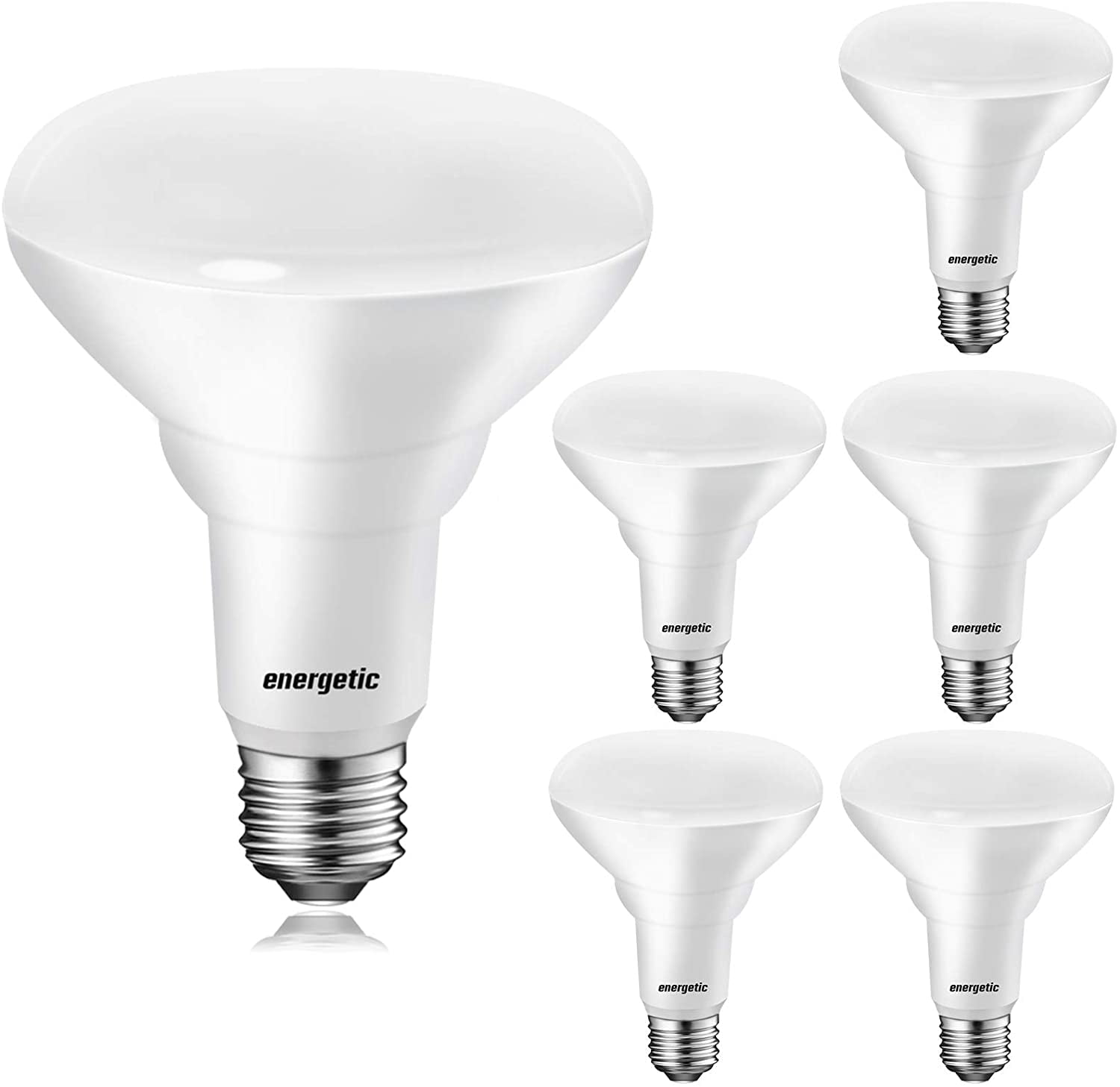 ENERGETIC Dimmable Outdoor/Indoor LED Flood Light Bulbs BR30, 8.5W Equivalent 65W, Recessed Light Bulbs, Daylight 5000K, UL Listed, Pack - Walmart.com