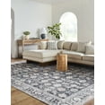 thumbnail image 5 of My Texas House Washable Lennon Brown 8'10" x 12' Washable Area Rug, 5 of 7
