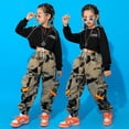 thumbnail image 4 of Ropa de hip hop para niños Ropa de actuación de hip hop para primavera y otoño para niños Ropa de pasarela de moda para niñas, 4 of 6