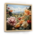 thumbnail image 2 of Designart "Blossoming Garden Daydream I" Vegetables Floater Framed Canvas Art Print, 2 of 5