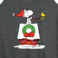 thumbnail image 3 of Peanuts - Snoopy and Woodstock House Sleigh - Women's Racerback Tank Top, 3 of 6