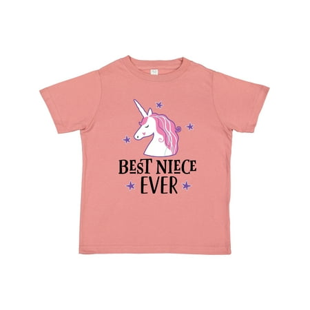 

Inktastic Best Niece Ever Unicorn from Aunt Gift Toddler Toddler Girl T-Shirt
