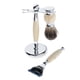 thumbnail image 1 of Set de afeitado para hombre: soporte de afeitado + brocha de afeitar + maquinilla de afeitar para el hogar, im Beige Colcomx Soporte para cepillo de afeitar, 1 of 8