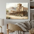thumbnail image 2 of Designart Large Wild West Arizona Town V Canvas Wall Art, 2 of 5