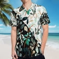 thumbnail image 5 of High Quality Hawaiian Shirts for Men Short Sleeve Aloha Beach Shirt Floral Summer Casual Button Down Shirts Blouses X2VBCP, 5 of 7