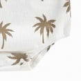 thumbnail image 5 of mgoYE Baby Boy Girl Beach Outfit Onesie Short Sleeve Tshirt Romper Bodysuit Infant Summer Clothes(White,3-6 Months), 5 of 6