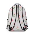 thumbnail image 3 of Pioneer Flower Floral Print Pattern Backpack for School, Cute School Bag with Adjustable Shoulder Straps and Padded Back, 15.3"x11"x7.1", 3 of 5