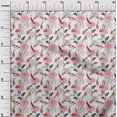 thumbnail image 3 of oneOonePolyesterSpandexWhiteFabricAsianJapaneseKoiFishWithFloralDressMaterialFabricPrintFabricByTheYard56InchWide, 3 of 4