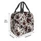 thumbnail image 3 of Disketp Cow Skin Bolsa Térmica para Almuerzo para Hombre y Mujer, Ideal para Trabajo, Senderismo y Picnic, 3 of 8
