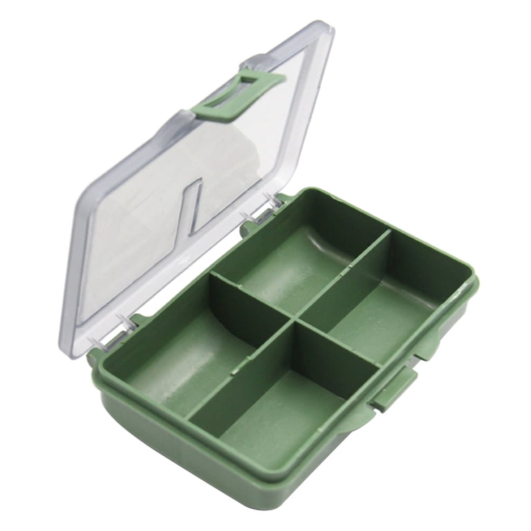 Mini Fishing Tackle Box 1-8 Compartments for Small Clear PP Waterproof -  Walmart.com