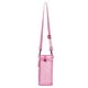 thumbnail image 1 of Portabotellas de agua, malla de nailon, con 2 bolsillos, bolsa para botella rosa, 1 of 9