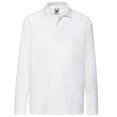 thumbnail image 2 of Fruit Of The Loom Childrens Big Boys Long Sleeve Polo Shirts, 2 of 5