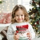 thumbnail image 5 of Bolsa de regalo navideña con asa | Bolsa de poliéster roja | Diseño de muñeco de nieve, Papá Noel y ciervo | Bolsa resistente y antiarrugas para dulces y regalos, ideal para fiestas, decoraciones y, 5 of 6