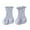 Blue, variant on Little Girls Ruffle Lace Trim Cotton Socks Baby Girl Eyelet Frilly Dress Socks Boot Socks