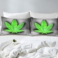 thumbnail image 3 of Hojas Funda Nórdica Tamaño Completo,Hoja de Marihuana Juego de Cama, Hierba de Marihuana, 3 of 5