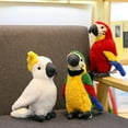 thumbnail image 7 of Bluelans Simulation Plush Parrot Bird Plush Stuffed Doll Kids Toy Table Sofa Decor, 7 of 7