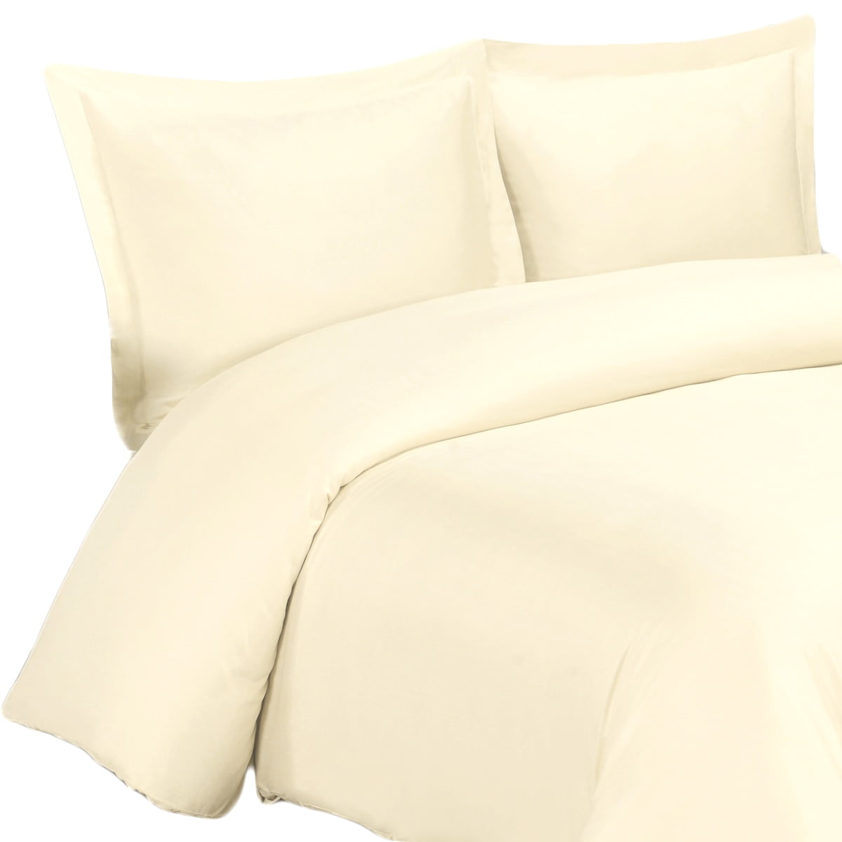 Wrinkle Resistant 100 Cotton Duvet Cover Sets 300 Thread Count Solid