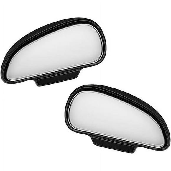 Set of 2 blind spot mirrors, 130x45x70mm, Plastic, Black