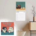 thumbnail image 5 of 2025 Cats Chillin\' with Coffee12 Monthly Coffee Cat Wall Calendar Gift for Cats Lovers, 5 of 5
