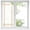 Beige, variant on Window Privacy Film Black Grid Stained Glass Window Film Decorative Sun Block Window Cover Retro Minimalist Lines Stripes White Window Clings Static Adhesive Sticker for Bathroom 29.5"x78.7"