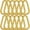 Gold, variant on 12Pack Big Chunky Plastic Hop Chain for Men, 80s 90s Costume Rapper Chain, Hop Turnover Necklace Bulk for Halloween Punk, 32in/36in