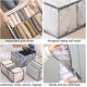 thumbnail image 5 of Organizador de ropa con cajones, separador de compartimentos para armario, ropa interior, portátil, 7 compartimentos, caja de almacenamiento de malla lavable (2 unidades, blanco, pequeño), 5 of 5