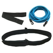 Kavoc Swim Training Exercise Belts Rope Swimming Harness Resistance Band (Yellow)