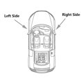 thumbnail image 4 of Panel de cubierta de guarnición de ventana de 2 piezas para Toyota Yaris 2008-2012, 4 of 5