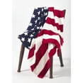 thumbnail image 2 of Saro Lifestyle Red White & Blue American Flag Throw, 2 of 3