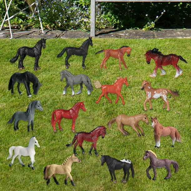 de Plástico Playset de Cumpleaños para Juguetducativo para Edades Tempranas Juguete de Aves Peque , 18 piezas un Hugo Figuras de animales