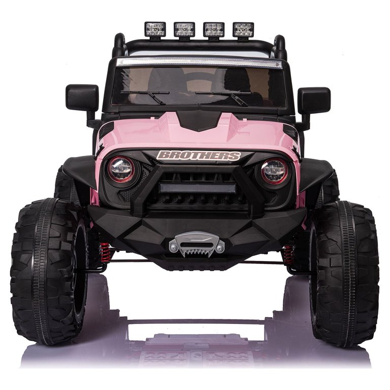 Joyracer 4x4 24V Kids Ride on Car Truck w 2 Seater Remote Control 4 200W Motor 9AH Battery Powered Electric Ride on Toys Car 3 Speeds