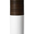 thumbnail image 7 of Modern Tall Decorative White and Brown Ripped Cylinder Floor Vase, 7 of 7