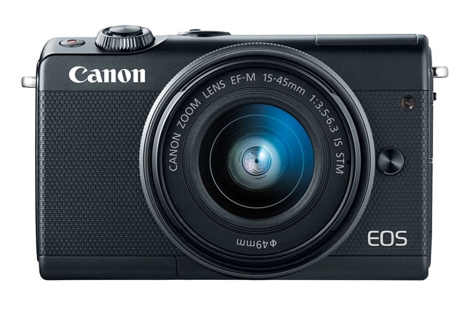 Canon EOS M100 Mirrorless Digital Camera with 15-45mm Lens (Black)