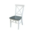 thumbnail image 3 of 36" Round Top Pedestal Table With 2 X-Back Chairs - Set of 3 Pieces, 3 of 4
