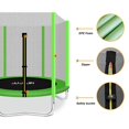 thumbnail image 3 of JJ JUJIN Trampoline for Kids 6FT Trampoline with Safty Enclosure Net Kids Trampoline for Toddlers Age 2-15 Green, 3 of 6