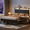 Black Oak009, variant on Tydimor Electric Full Size Platforrm Bed Frames with Charging Station, LED Standard Storage Space Bed for Bedroom, No Box Spring Needed
