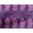 thumbnail image 4 of oneOone Organic Cotton Voile Fabric Peacock Block Print Fabric BTY 42 Inch Wide, 4 of 4