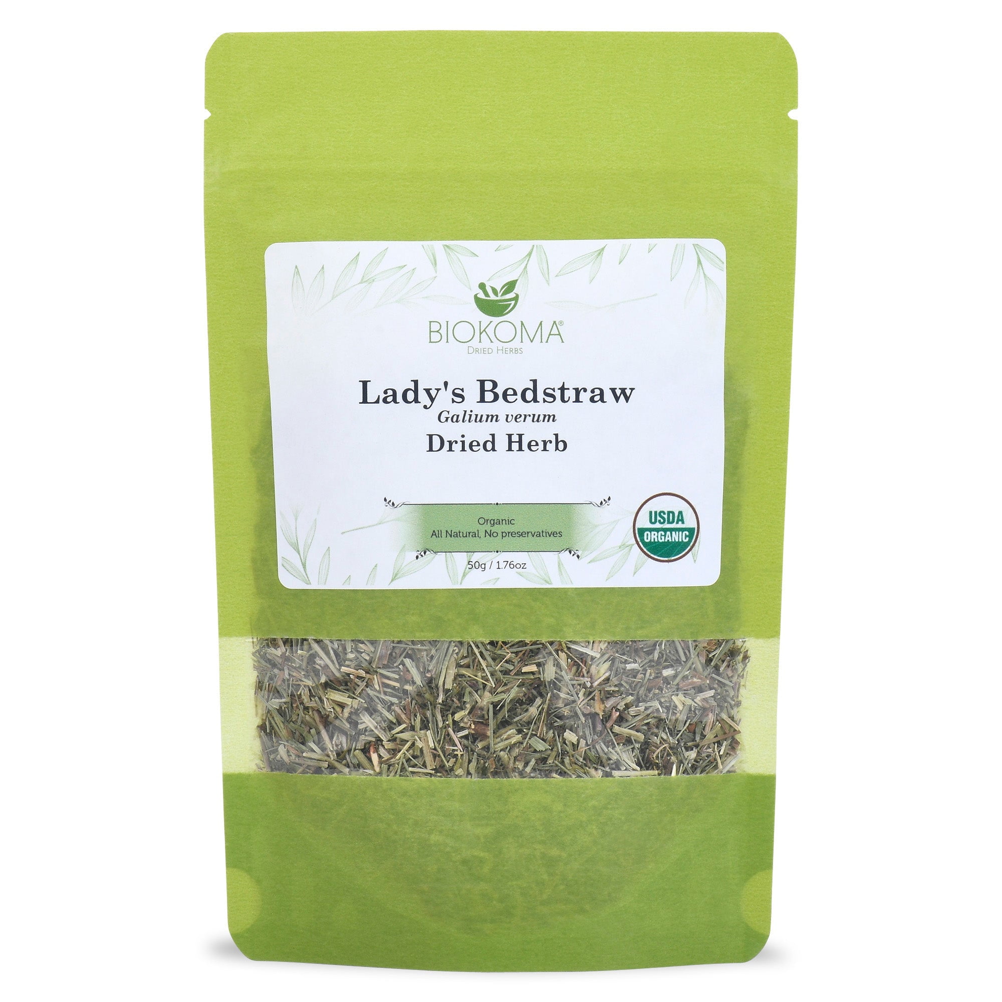 Lady's Bedstraw (Galium verum) Dried Herb 50g 1.76oz USDA Certified