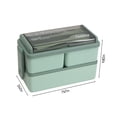thumbnail image 2 of EGNMCR Kitchen Gadgets, Kitchen Accessories Bento Box Lunch Containers For Work Leak-Proof With 3 Compartments Paste Container Men Woman Microwave Dishwasher-Safe lunch boxes, 2 of 7