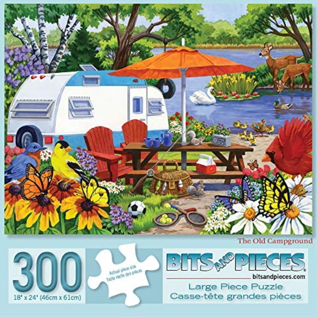 bits and pieces 300 piece jigsaw puzzle for adults 18" x 24" the