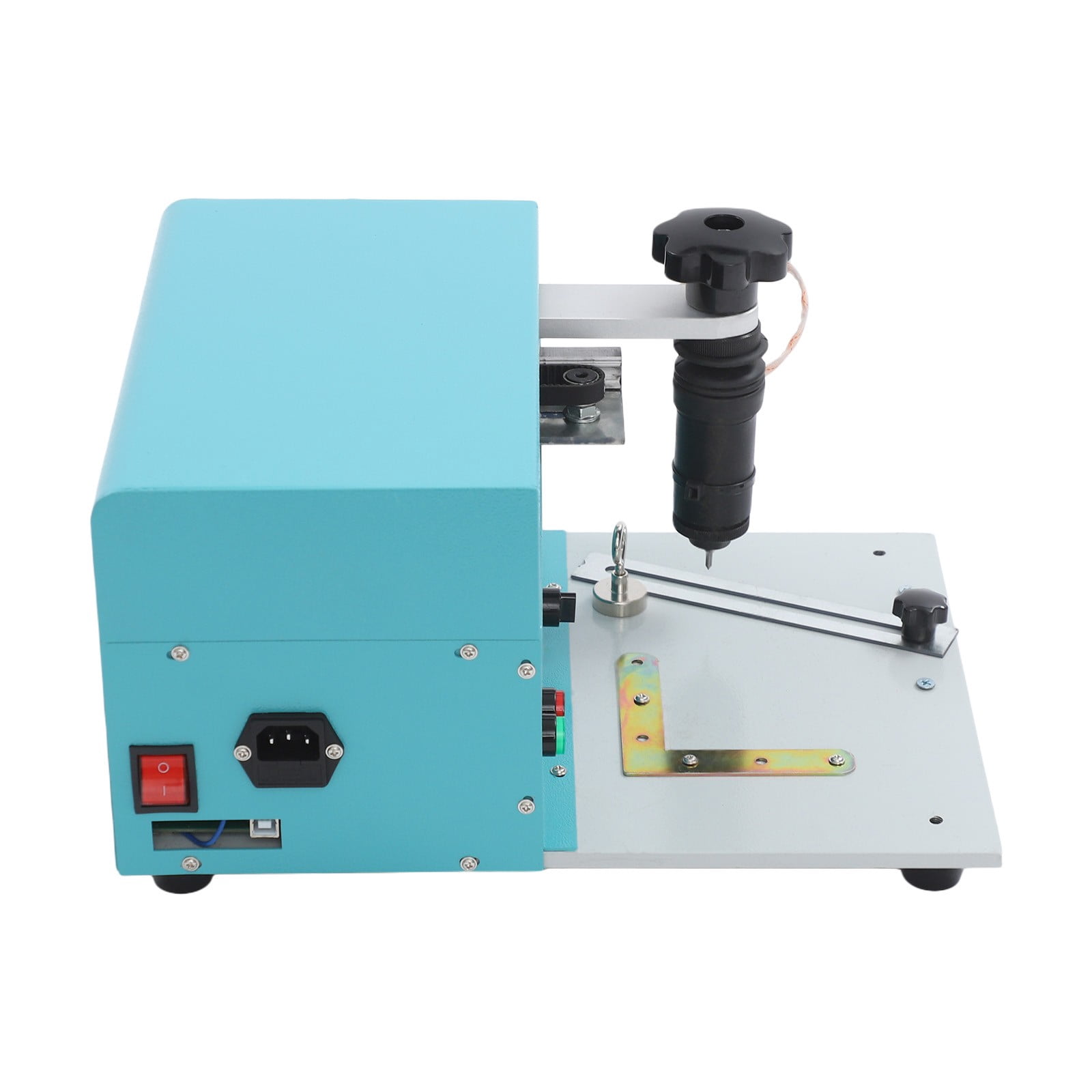 Electric Marking Machine, Desktop Marking Engraving Machine, Industrial Electric Metal Plate Marking Machine for Equipment, Valves, Signs, 110V