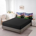 thumbnail image 4 of Fireworks Bed in a Bag King Size Comforter Set 7 Pieces,Ball Field Game Activity Player Field Bedding Sets Competitive Games Teamwork Sheet Set with Comforter, 4 of 5