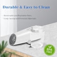 thumbnail image 5 of Dompilc Gravity Electric Salt and Pepper Grinder , Automatic Salt and Pepper Grinder Set, Adjustable Roughness, Battery Powered, LED Light, 2PC, 5 of 8