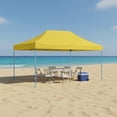 thumbnail image 4 of Ilios Innova | Toldo Plegable Amarillo 2x3 Carpa para Exteriores Resistente al Clima, Impermeable, Estructura de Hierro y Tela Oxford 600D., 4 of 9