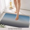 thumbnail image 6 of Grey Ombre Doormat Outdoor Entrance 18"x30", Navy Blue Gray Gradient Modern Abstract Art Absorb Moisture Dirt Door Mats, Non-Slip Rubber Backing Floor Mats Indoor, Low-Profile Front Door Rugs, 6 of 9