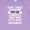 thumbnail image 4 of Inktastic Snips Snails and Puppy Dog Tails That's What Little Boys Boys Baby Bodysuit, 4 of 5
