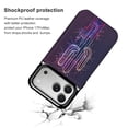 thumbnail image 4 of Wallet Case For Apple iPhone Air / 17 Pro / 17 Pro Max Series with Card Holder, PU Leather Kickstand Card Slots Screen Protector Included For iPhone 17 Series, Neon Cactus, 4 of 8