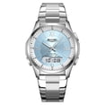 thumbnail image 2 of YiJuHui Unisex Quartz Watch Waterproof Stainless Steel Wristwatch with Calendar for Men Women Business Casual Fashion Daily Office Wear, 2 of 9