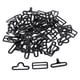 thumbnail image 5 of Juego de 20 piezas de herrajes de hierro para pajaritas: ganchos, clips, hebillas y cierres ajustables. Negro, 5 of 9